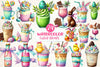Easter Drinks Clipart Bundle