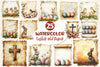 Easter Old Paper Clipart Bundle