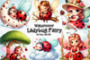 Ladybug Fairy Clipart Bundle
