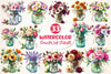 Flower Jar Clipart Bundle 6