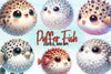 Puffer Fish Clipart Bundle