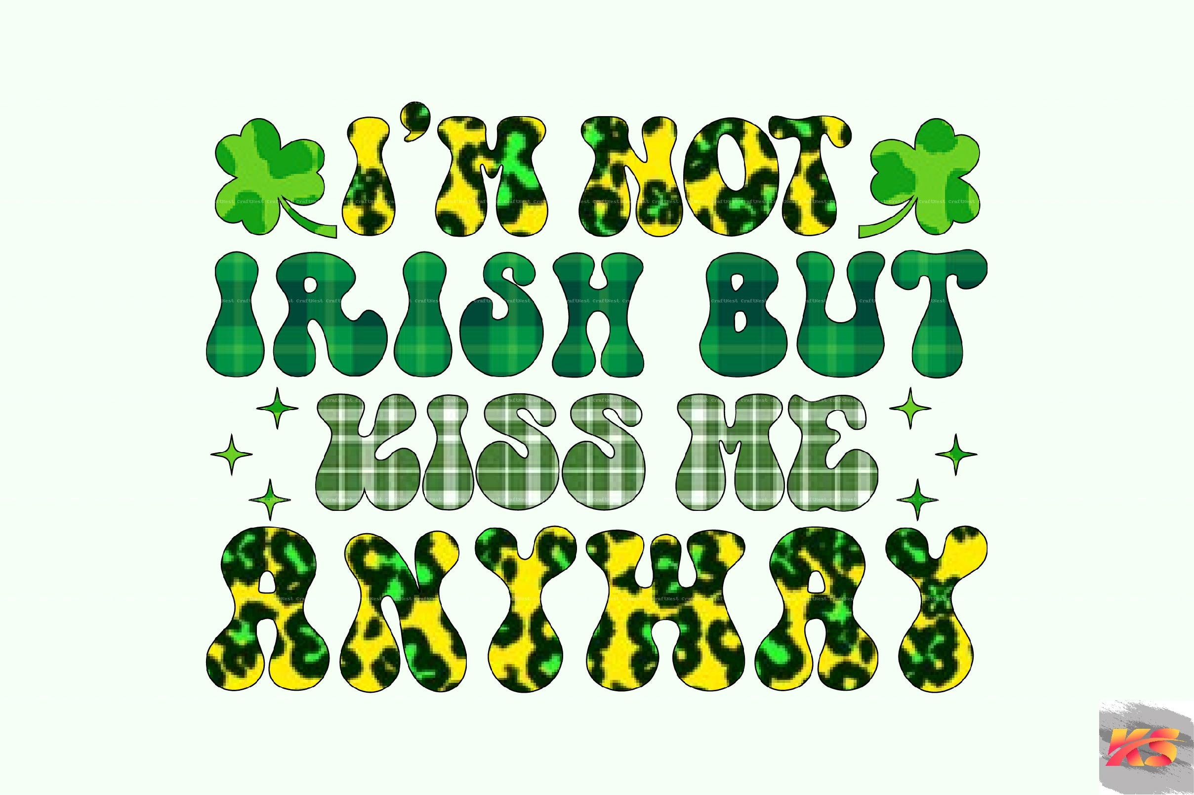 Retro St. Patrick'S Day Clipart Bundle 4