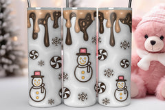 3D Christmas Inflated Tumbler Bundle 8 - CraftNest - Digital Crafting and Art