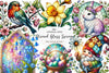 Stained Glass Spring Clipart Bundle