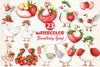 Strawberry Goose Clipart Bundle 2