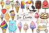Summer Ice Cream Clipart Bundle 3