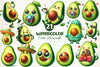 Cute Avocado Clipart Bundle 1