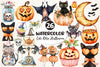 Cute Retro Halloween Clipart Bundle 2