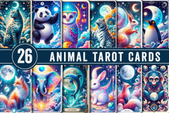 Animal Tarot Cards Clipart Bundle - CraftNest - Digital Crafting and Art