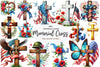 Memorial Day Cross Clipart Bundle 1