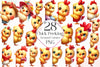 Chick Peeking Around Corner Clipart Bundle