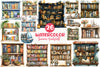 Summer Bookshelf Clipart Bundle