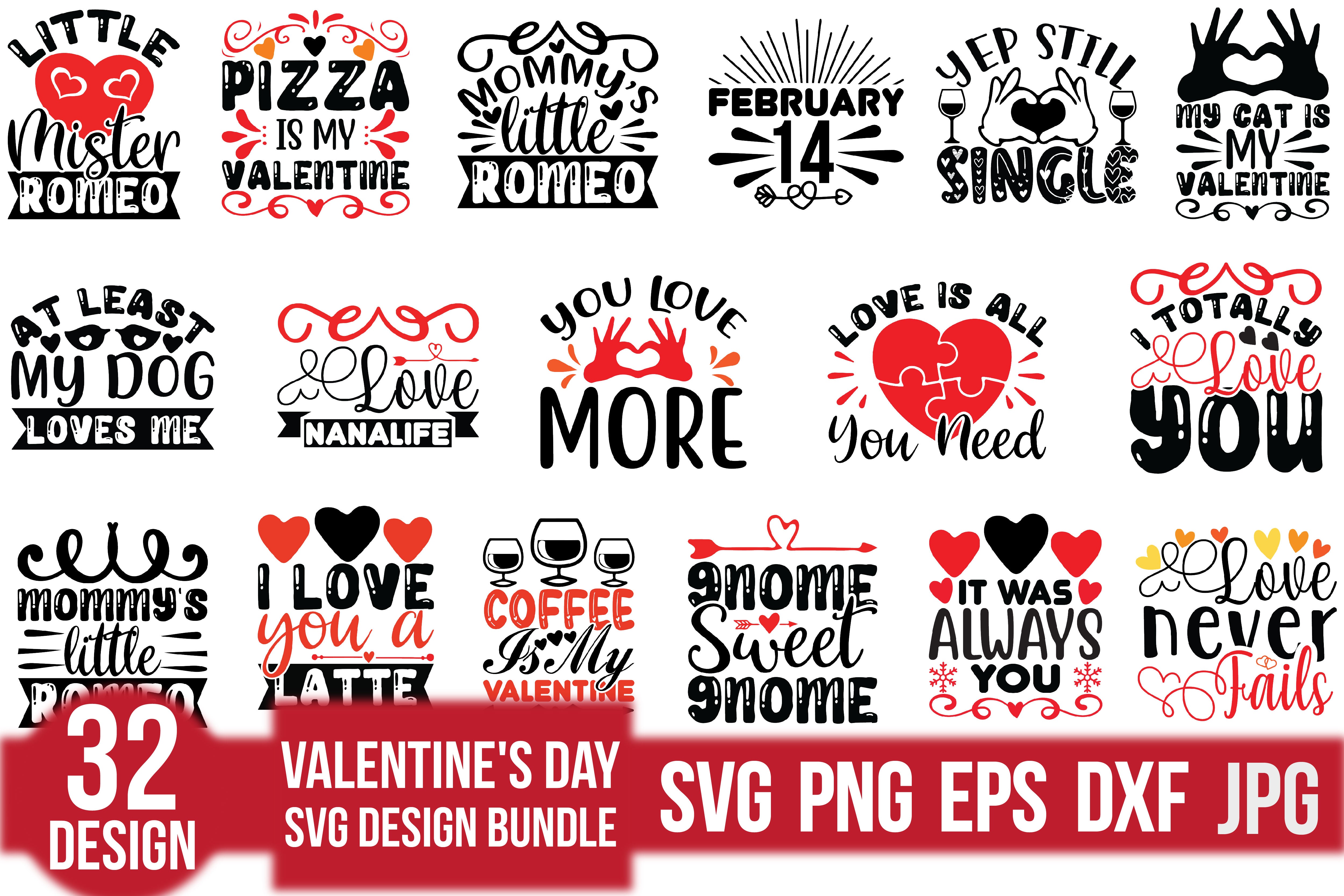 Valentine's Day SVG Bundle 26 - CraftNest - Digital Crafting and Art