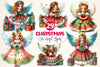Vintage Christmas Angel Clipart Bundle 2