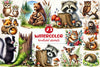 Woodland Animals Clipart Bundle