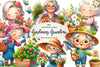 Gardening Grandma Clipart Bundle
