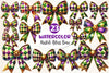Mardi Gras Coquette Bow Clipart Bundle 2