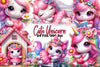 Cute Unicorn Clipart Bundle