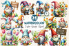 Easter Gnomes Clipart Bundle 2