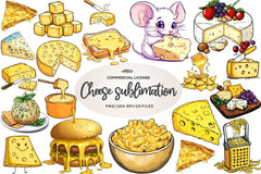 Cheese Clipart Bundle - CraftNest - Digital Crafting and Art