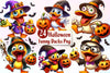 Halloween Halloween Ducks Clipart Bundle