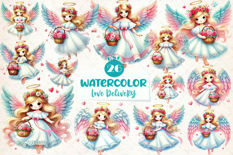 Love Delivery Clipart Bundle - CraftNest - Digital Crafting and Art