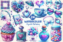 Coquette Valentines Day Clipart Bundle - CraftNest - Digital Crafting and Art