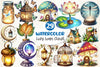 Fairy Lamps Clipart Bundle