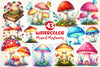 Spring Magical Mushrooms Clipart Bundle 2