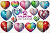 Valentines Day Disco Heart Clipart Bundle 3