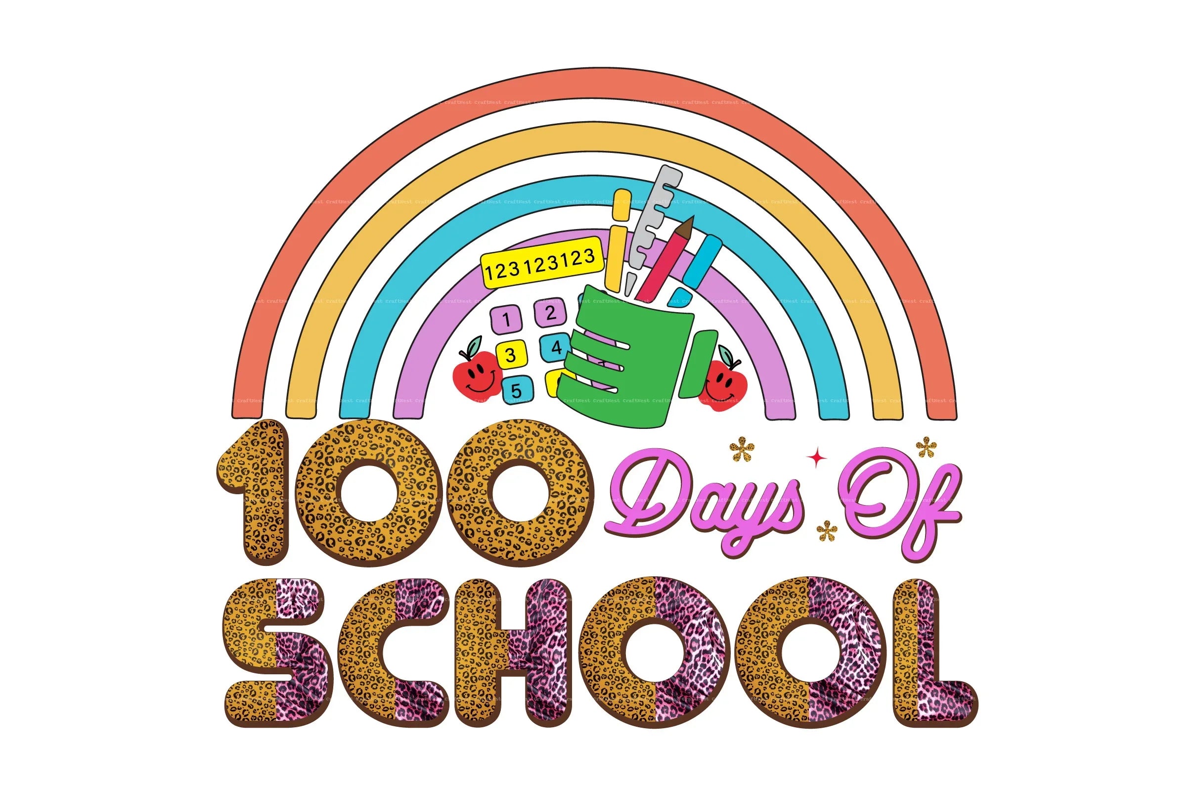 100 Days of School Clipart Bundle 99 - CraftNest - Digital Crafting and Art