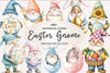 Easter Egg Gnome Clipart Bundle