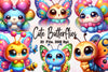 Cute Butterflies Clipart Bundle