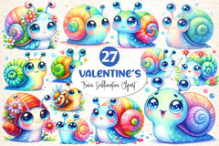 Cute Snail Clipart Bundle 3 - CraftNest - Digital Crafting and Art