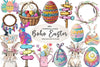 Boho Easter Clipart Bundle