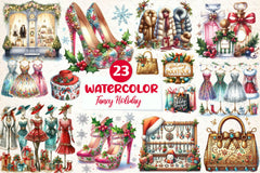 Fancy Holiday Boutique Clipart Bundle - CraftNest - Digital Crafting and Art