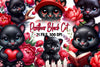 Panther Cute Black Cat Clipart Bundle