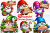 Christmas Christmas Gnome Clipart Bundle