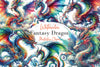 Watercolour Fantasy Dragon Clipart Bundle