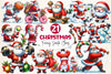 Funny Santa Claus Christmas Clipart Bundle 2