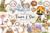 Fawn & Doe Clipart Bundle