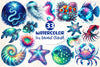 Bioluminescent Sea Animal Clipart Bundle 2