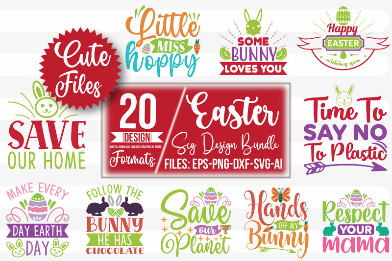 Easter SVG Bundle 9 - CraftNest - Digital Crafting and Art