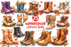 Autumn Boots Clipart Bundle 2