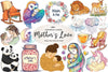 Soft & Warm Mothers Love Clipart Bundle