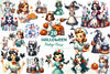 Vintage Halloween Nurse Clipart Bundle