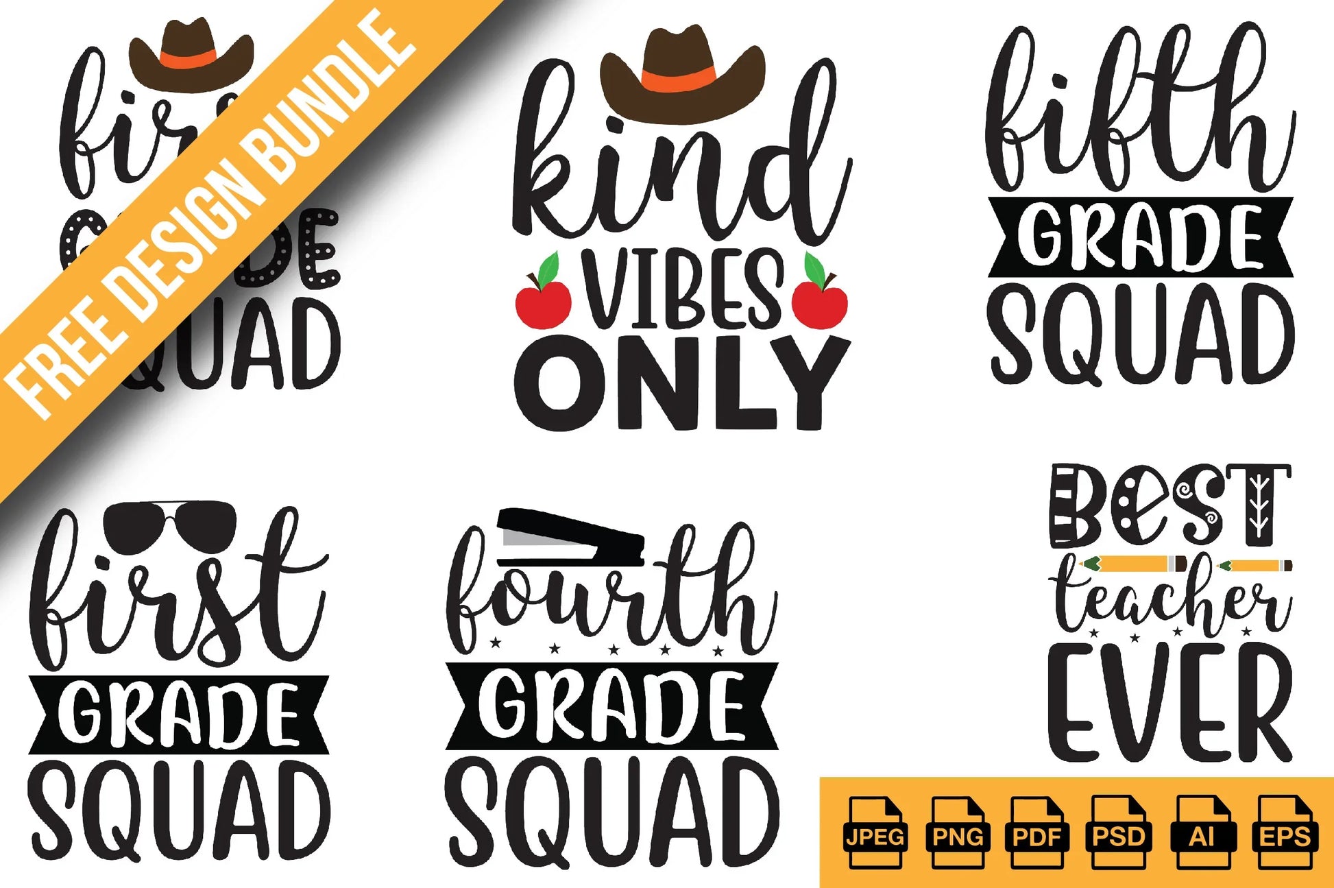 School SVG Bundle 2 - CraftNest - Digital Crafting and Art