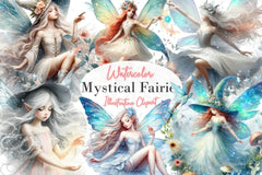 Mystical Fairies Clipart Bundle - CraftNest - Digital Crafting and Art