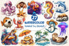 Summer Sea Animals Clipart Bundle 3