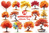 Autumn Trees Clipart Bundle 2